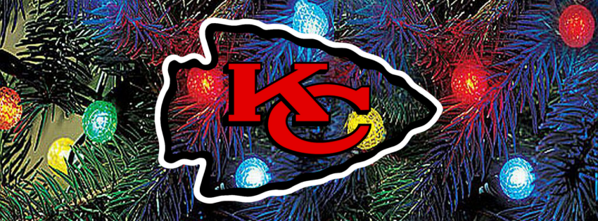 Kansas City CHIEFS Christmas Lights FaceBook Cvr by Superman8193 on