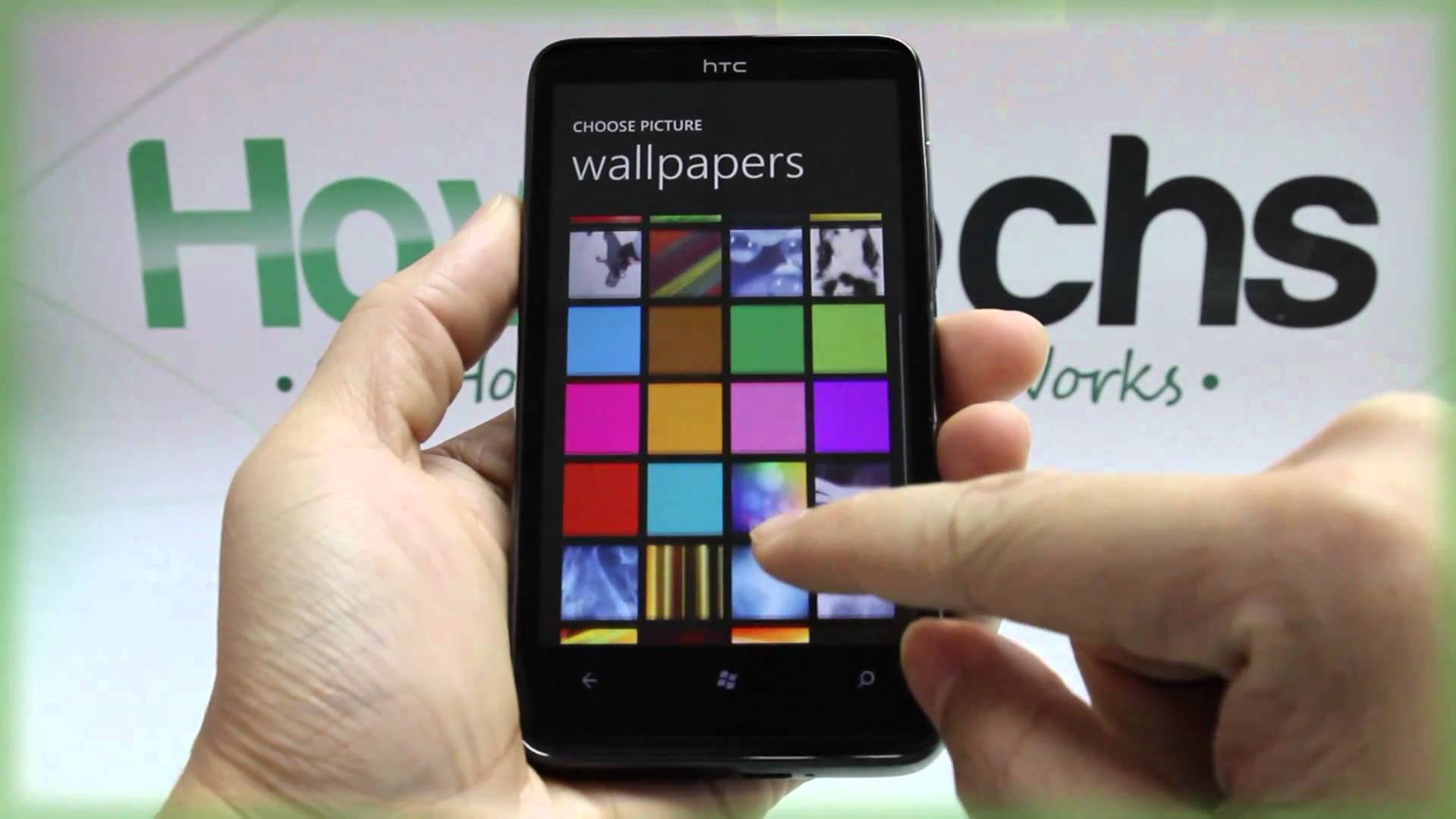 How To Change The Wallpaper On Htc HD7
