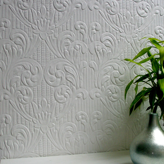 Anaglypta Wallpaper Textured With Beautiful Embossed