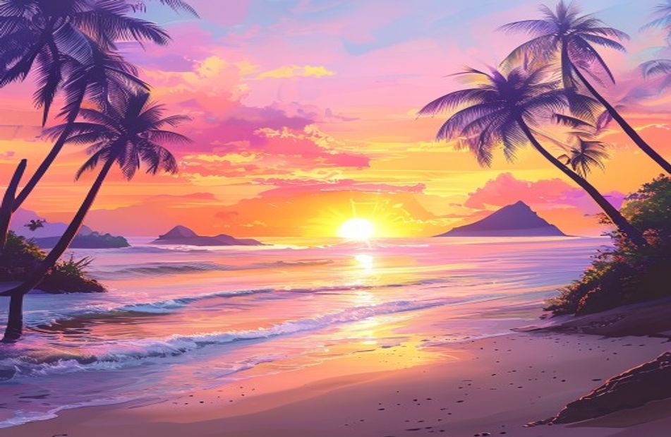 Beach Sunrise Wallpaper
