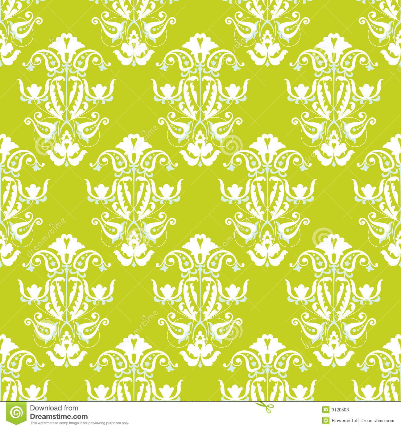 Green Victorian Wallpaper HD Lovely
