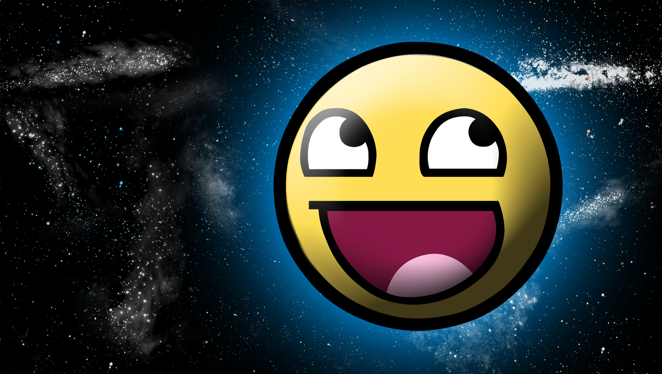 Free download Epic Face Space Wallpaper Hd Awesomeface in space by  [1360x768] for your Desktop, Mobile & Tablet | Explore 47+ Epic Face  Wallpapers | Epic Wallpapers, Epic Backgrounds, Epic Background