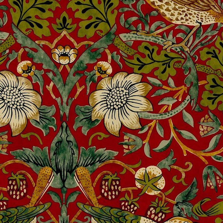 Strawberry Thief Wallpaper Morris Co Paper Pattern Textile