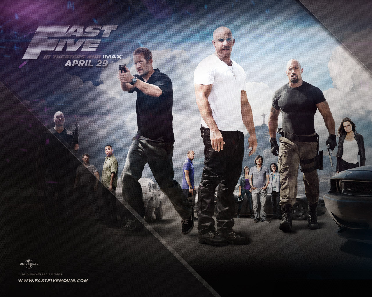 Wallpaper Hollywood Movies Fast Five HD