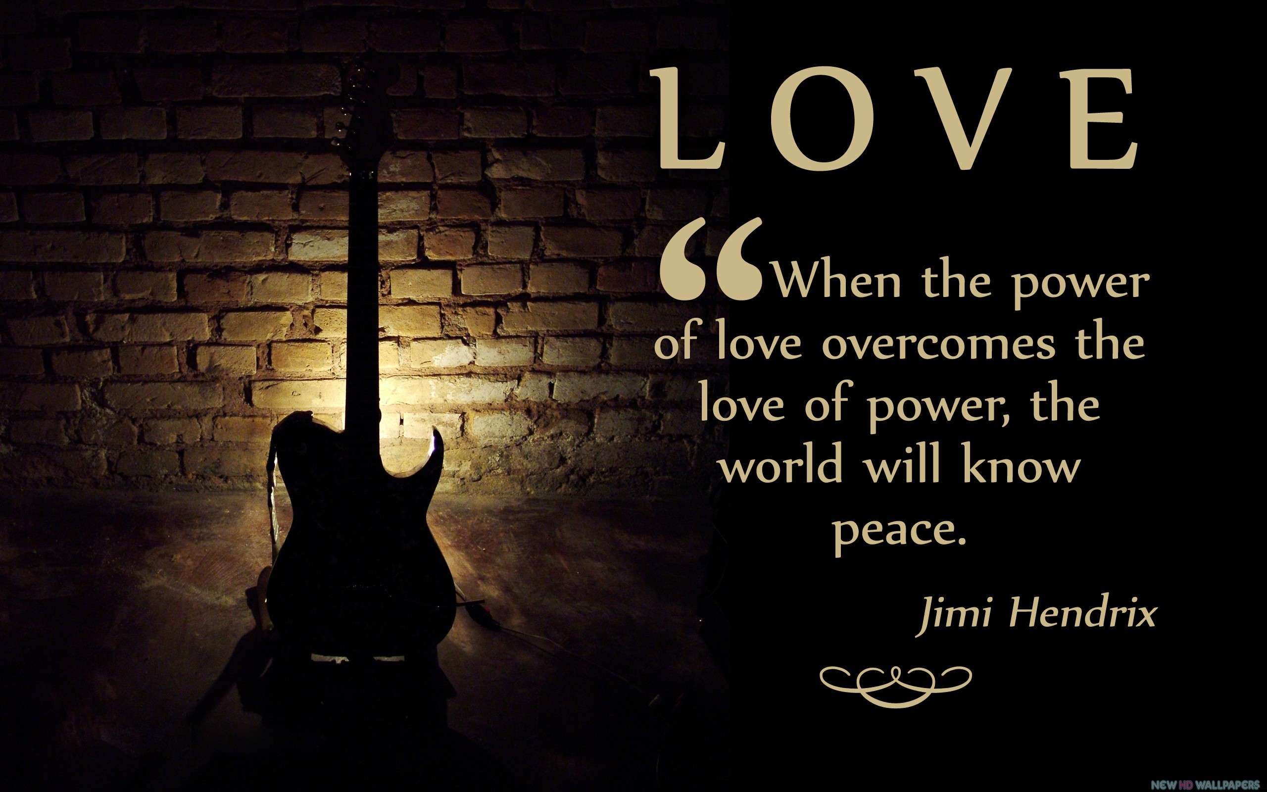 Love Quots Jimi Hendrix New HD Wallpaper