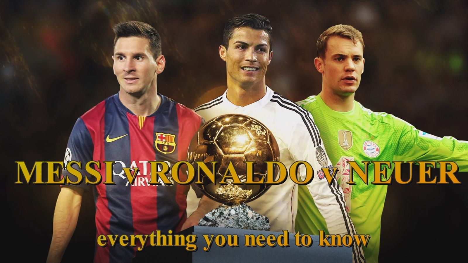 Ballon D Or Lionel Messi V Cristiano Ronaldo Manuel Neuer