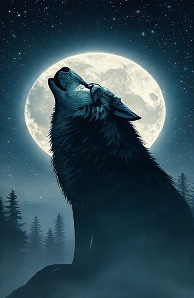 Howling Wolf Wallpaper