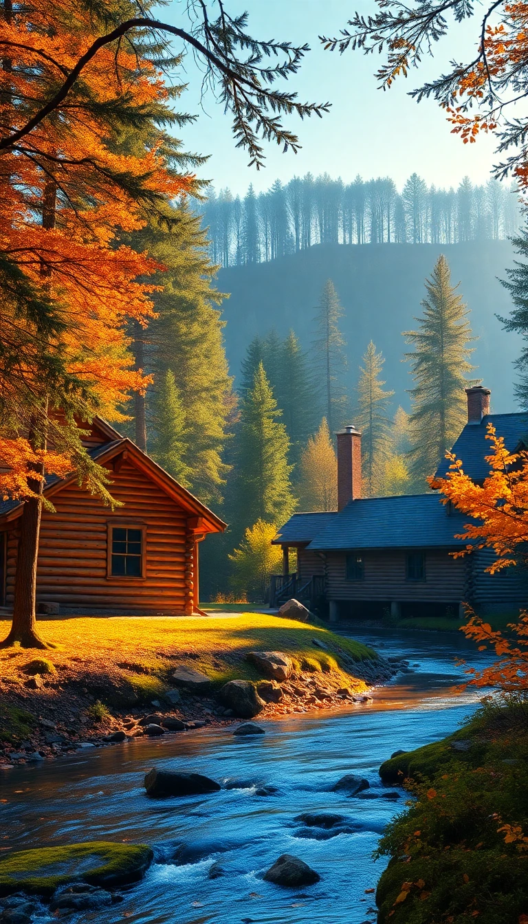 Log Cabin Wallpaper For Computer