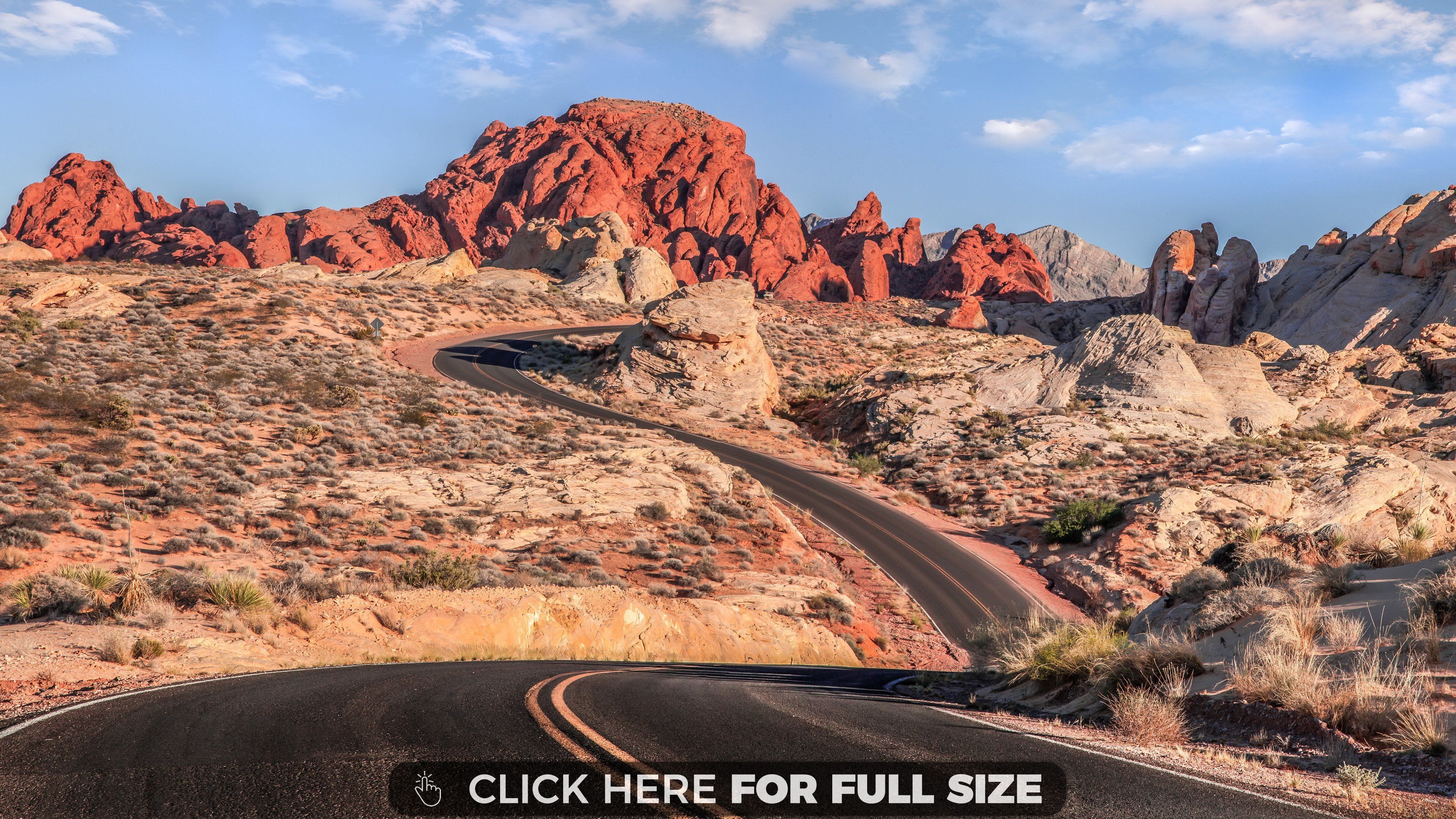 Valley Of Fire Highway Nevada Desktop Wallpaper