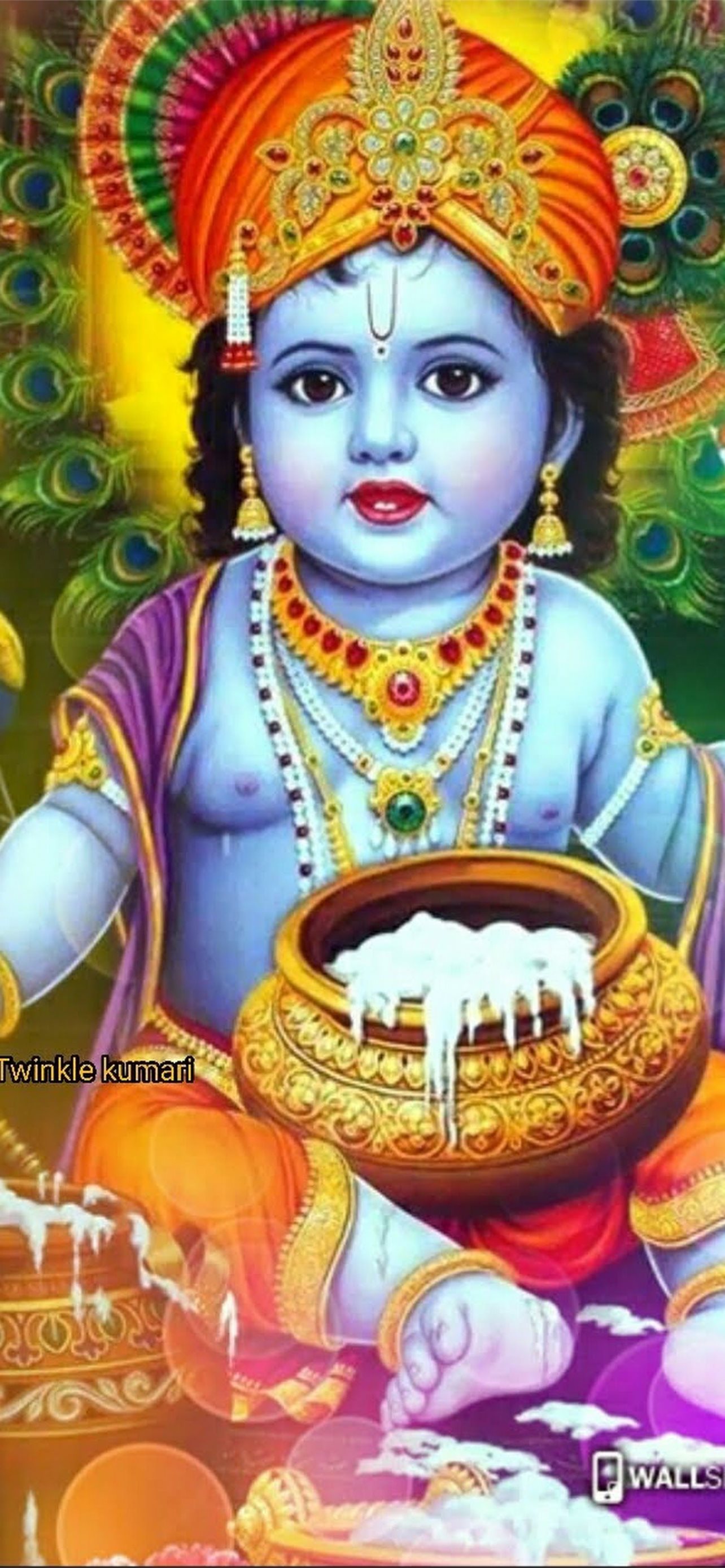 Best Krishna iPhone HD Wallpaper