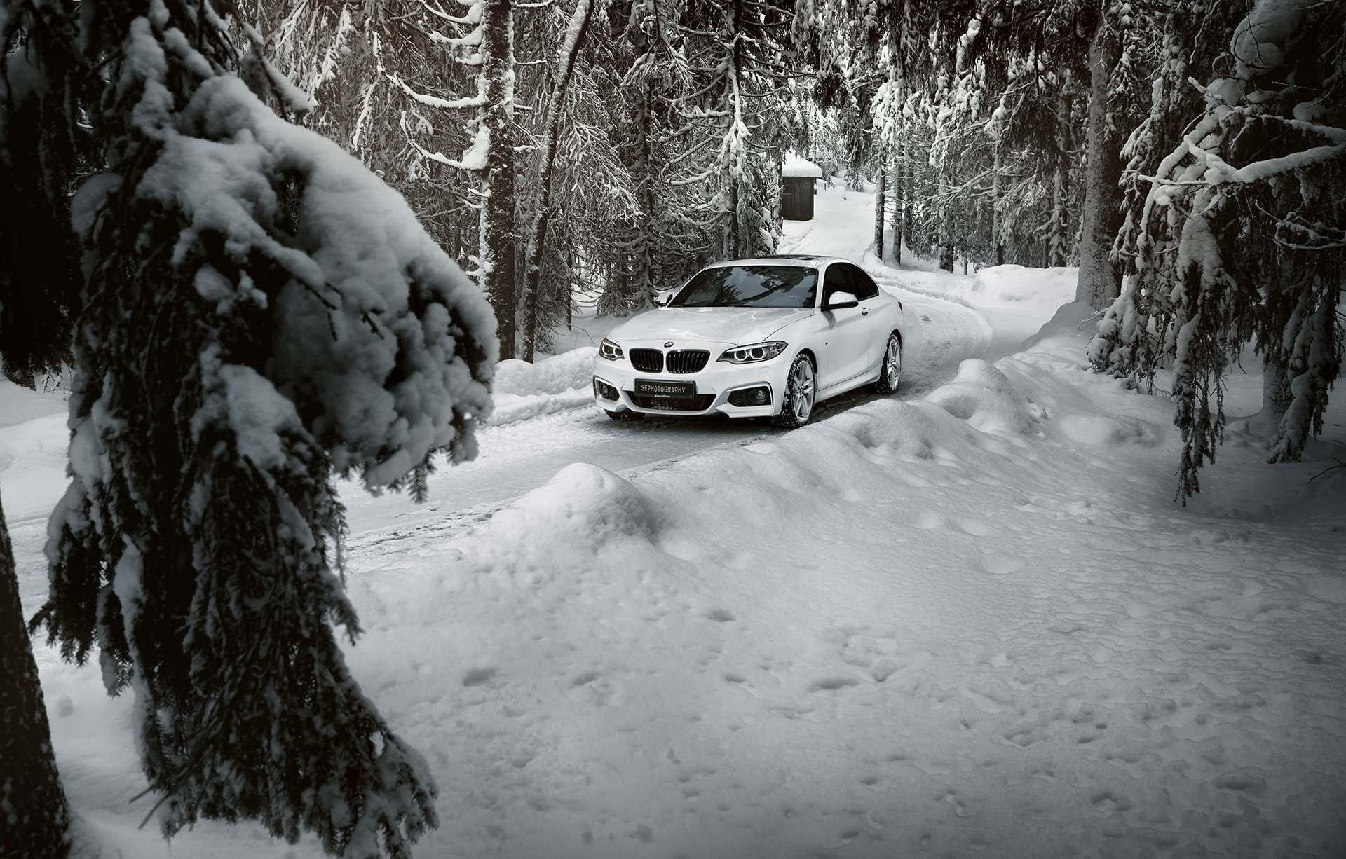 Wallpaper Cars Photo Picture Bmw Winter Snow Forest