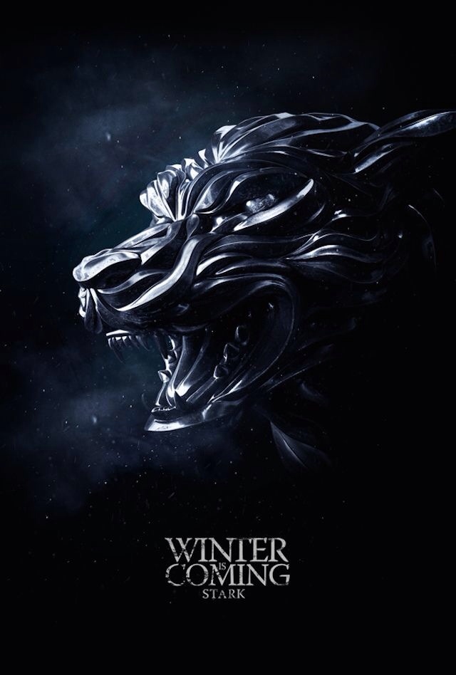 Game Of Thrones Wallpaper Winter Is Ing Stark Black Jpg