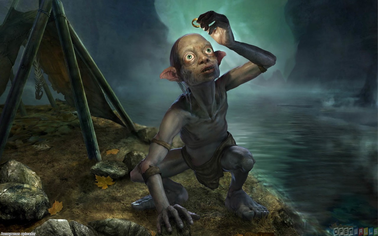 Smeagol From Lord Of The Rings Wallpaper Open Walls