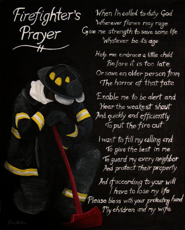 Firefighter Prayer Wallpaper S By