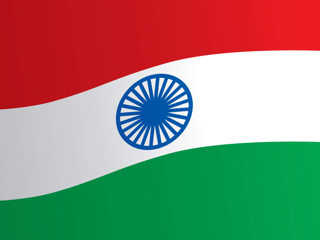 Graafix Spot Indian Flag Wallpaper