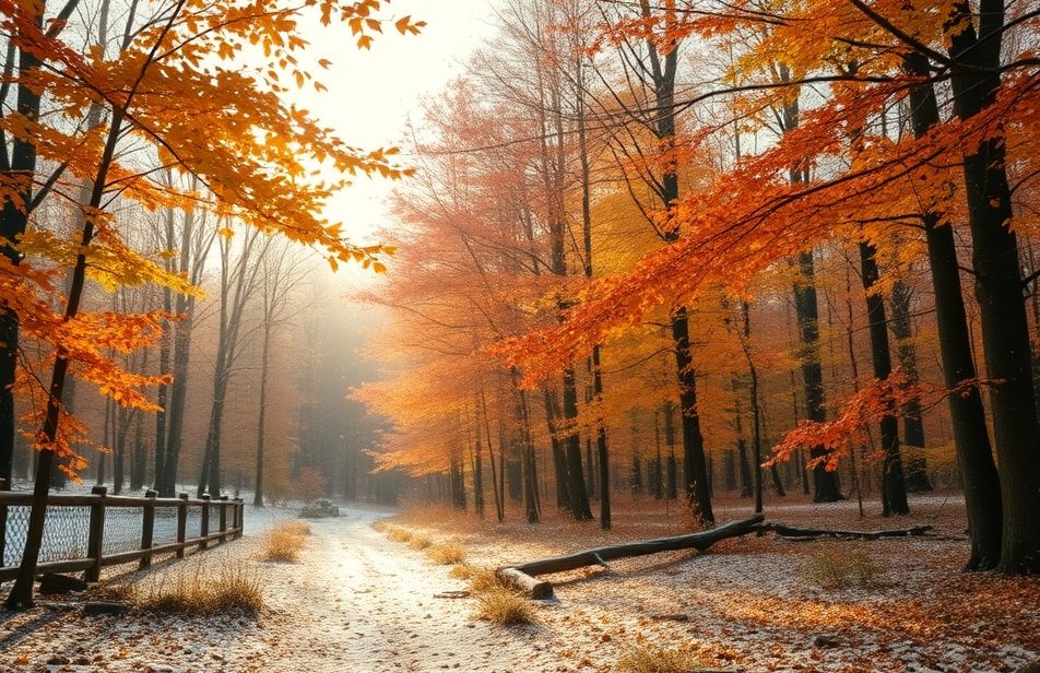 Fall Winter Background Wallpaper