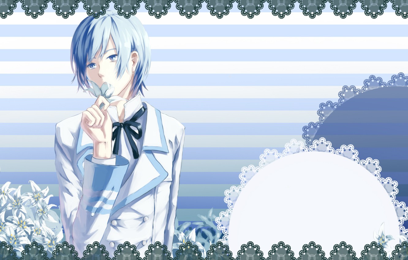 Wallpaper Background Lily Guy Vocaloid Kaito Image