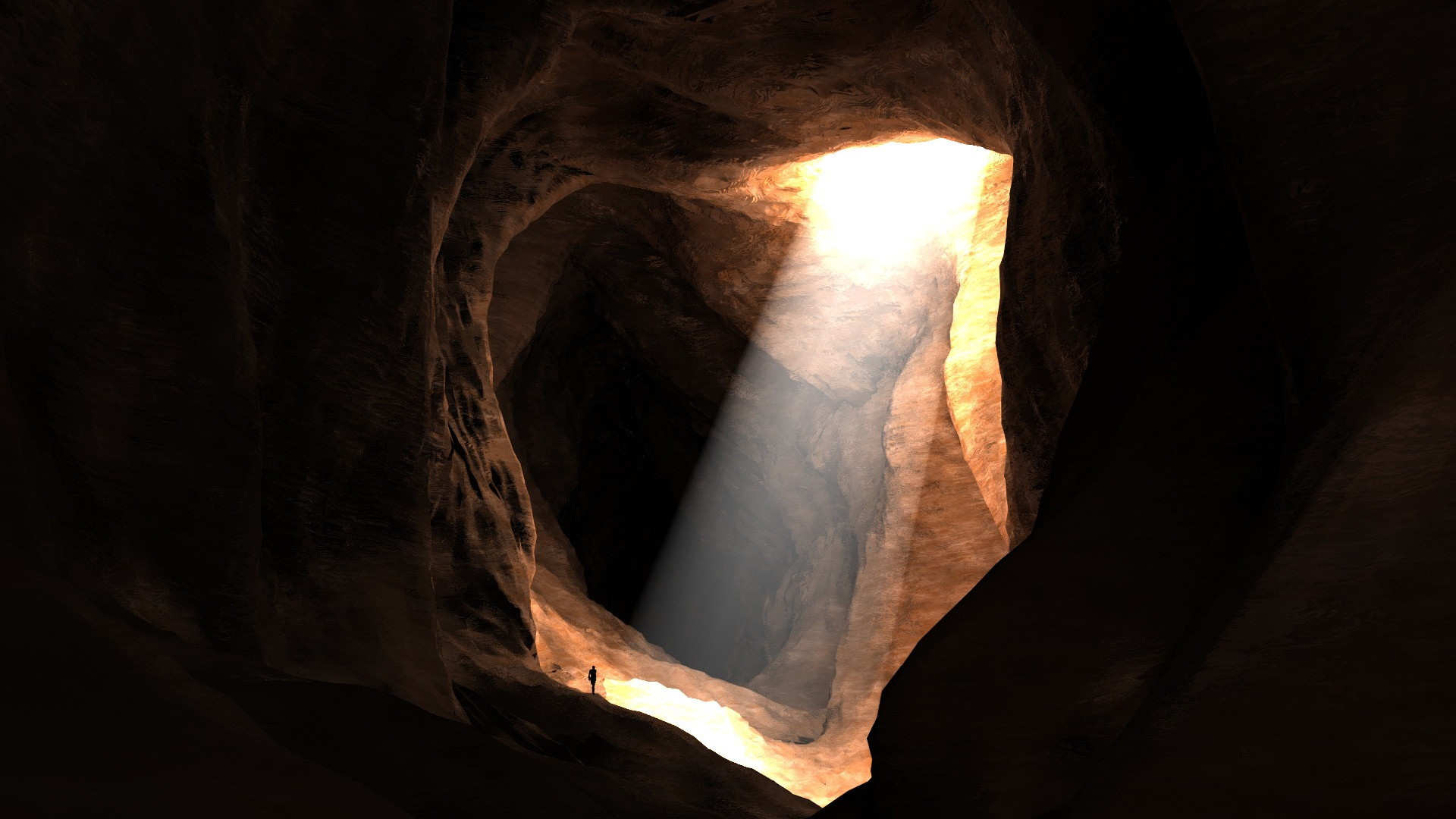 Cave HD Wallpaper Background Wallur