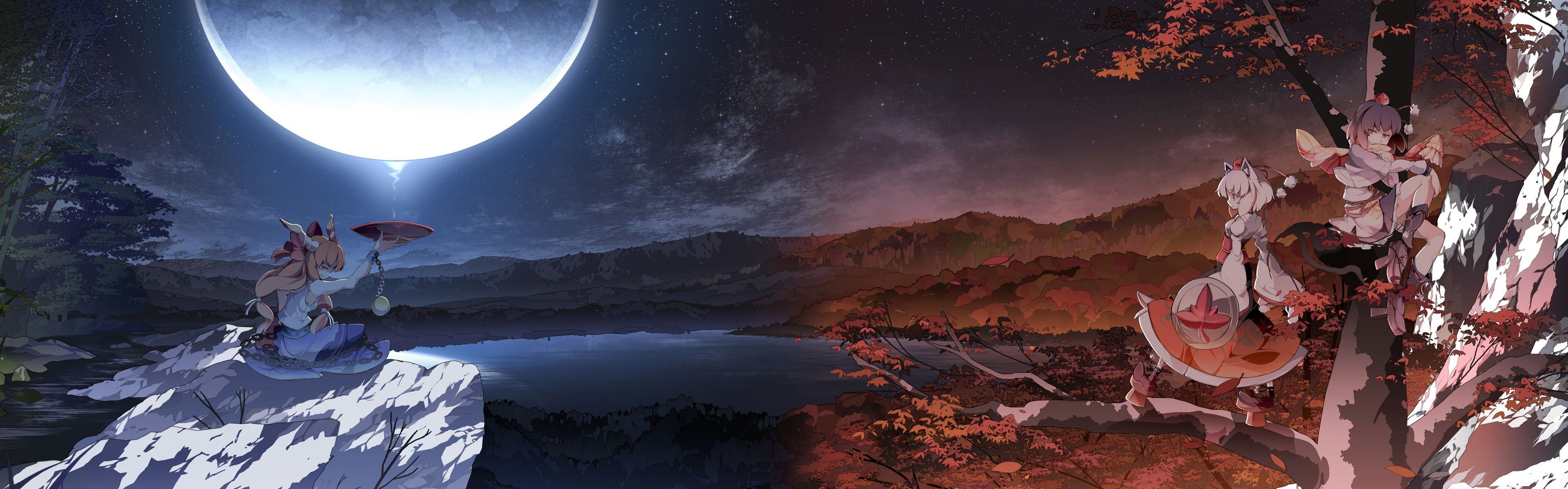 Anime Dual Monitor Wallpaper