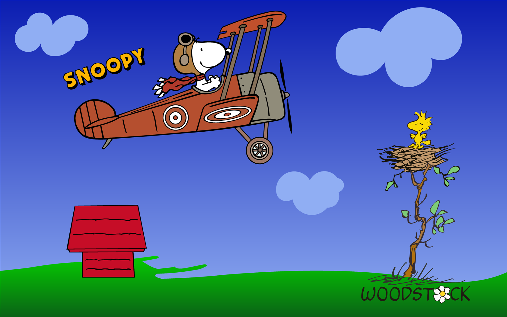 Flying Snoopy By Vaiktorizer