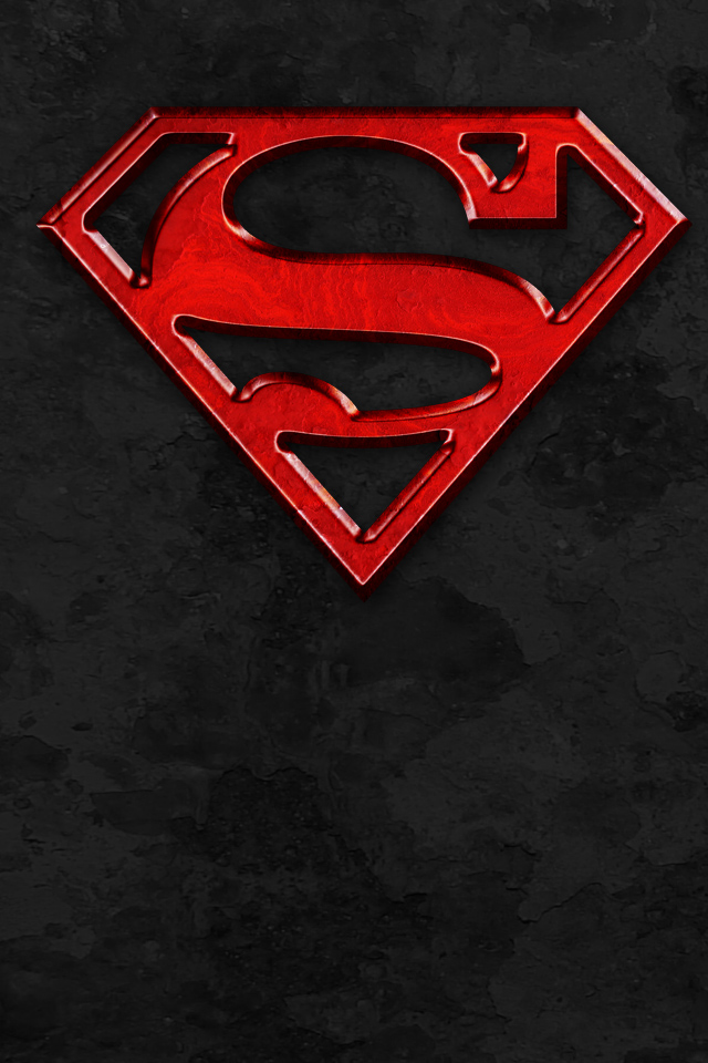 Wallpaper Superman Red And Black