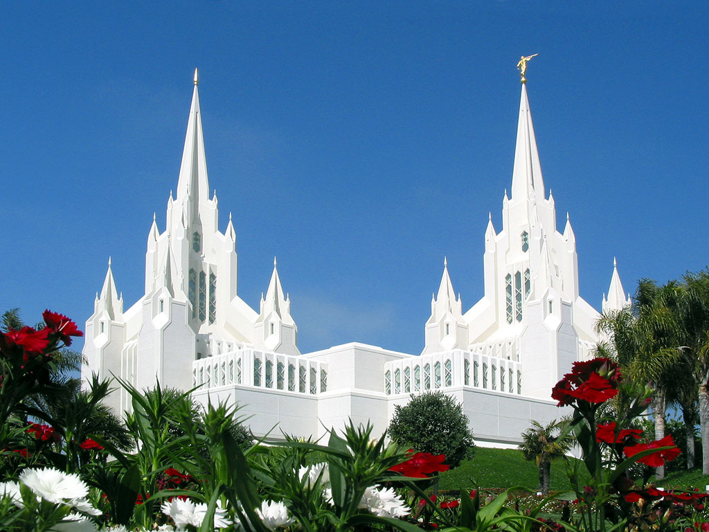 San Diego California Lds Mormon Temple Photograph