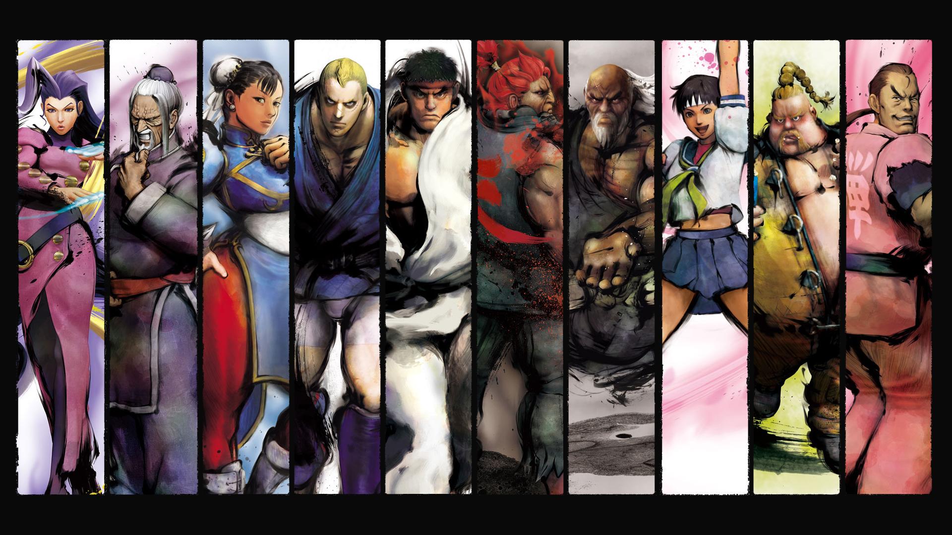 Street Fighter Wallpaper Sakura Ryu Rufus