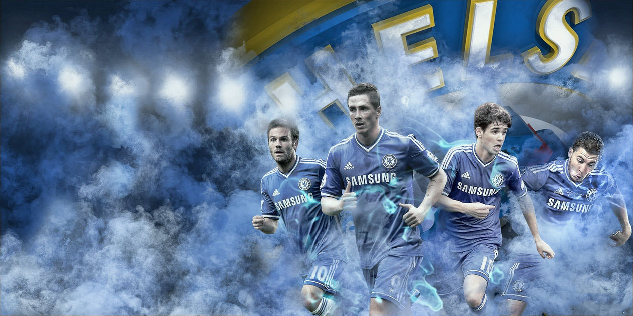 Chelsea Fc Wallpaper With Mata Torres Oscar And Hazard