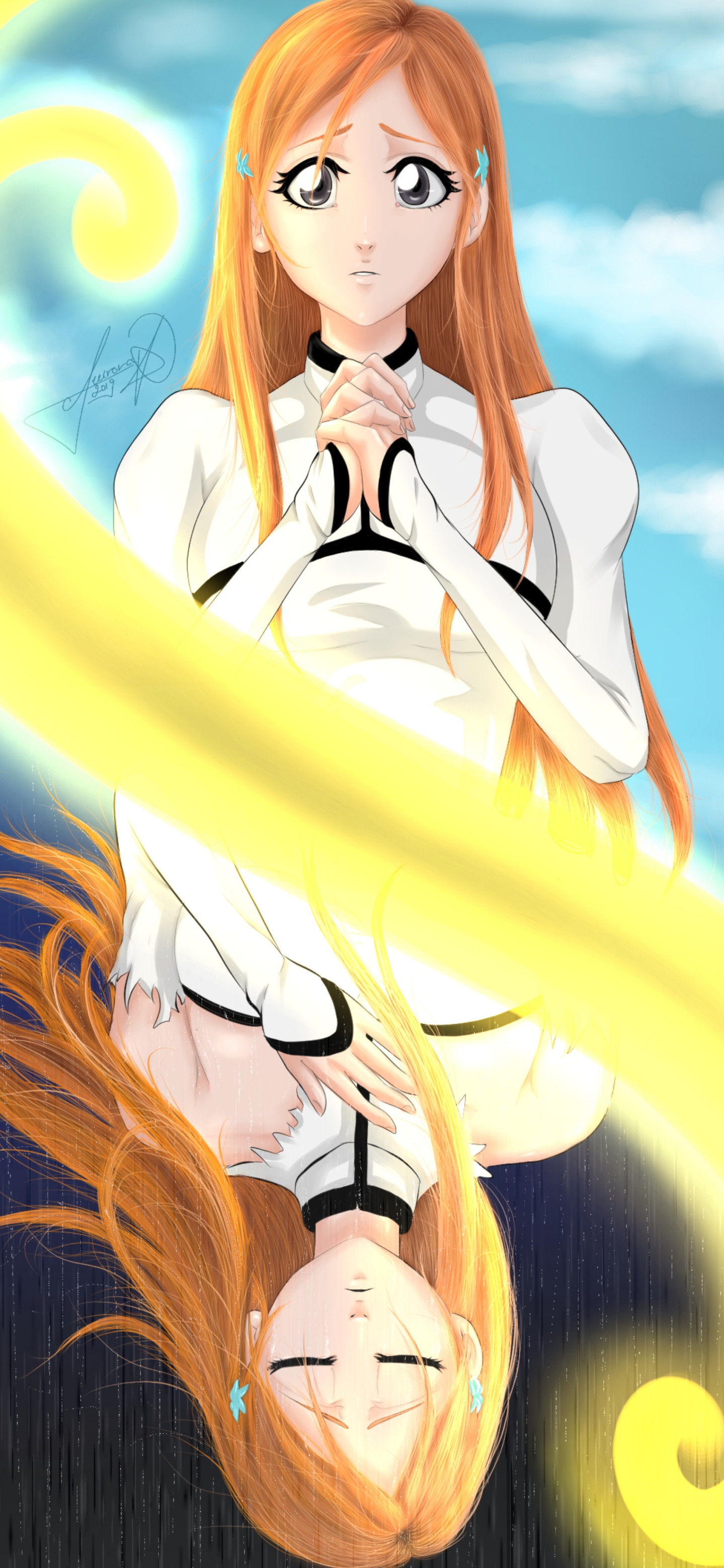 Anime Bleach Hollow Orihime Inoue Phone HD Wallpaper