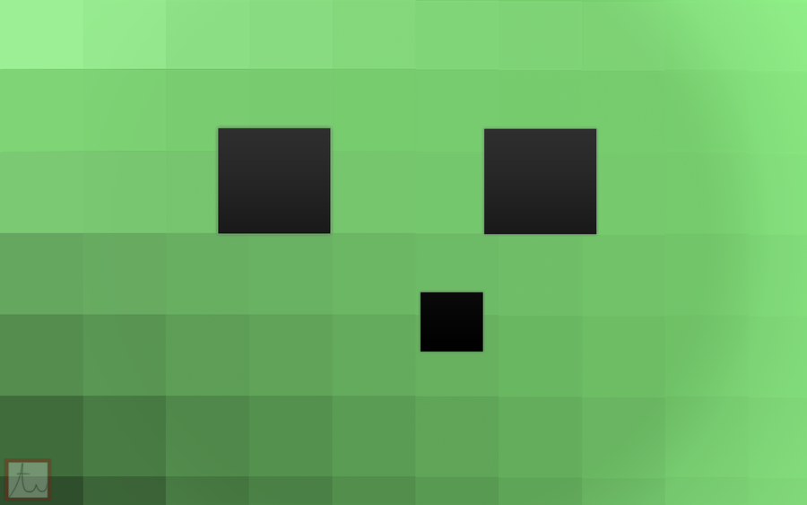 Minecraft Slime Background By Thinkpixel