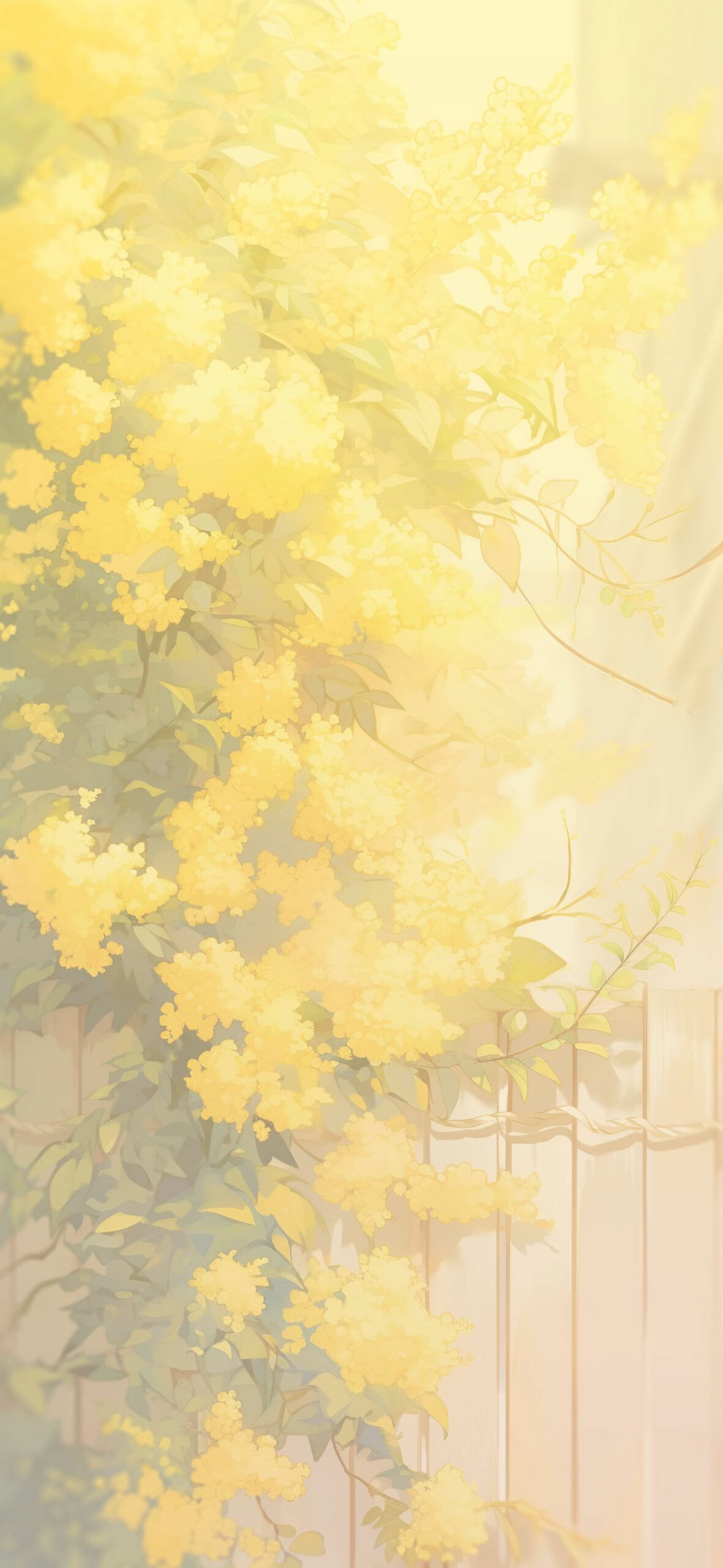 Pastel Yellow Aesthetic Wallpaper