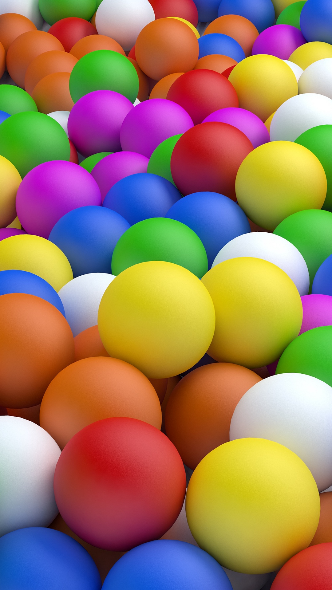 🔥 Free download 3D Balls Colorful Ball HD Wallpaper 1080x1920