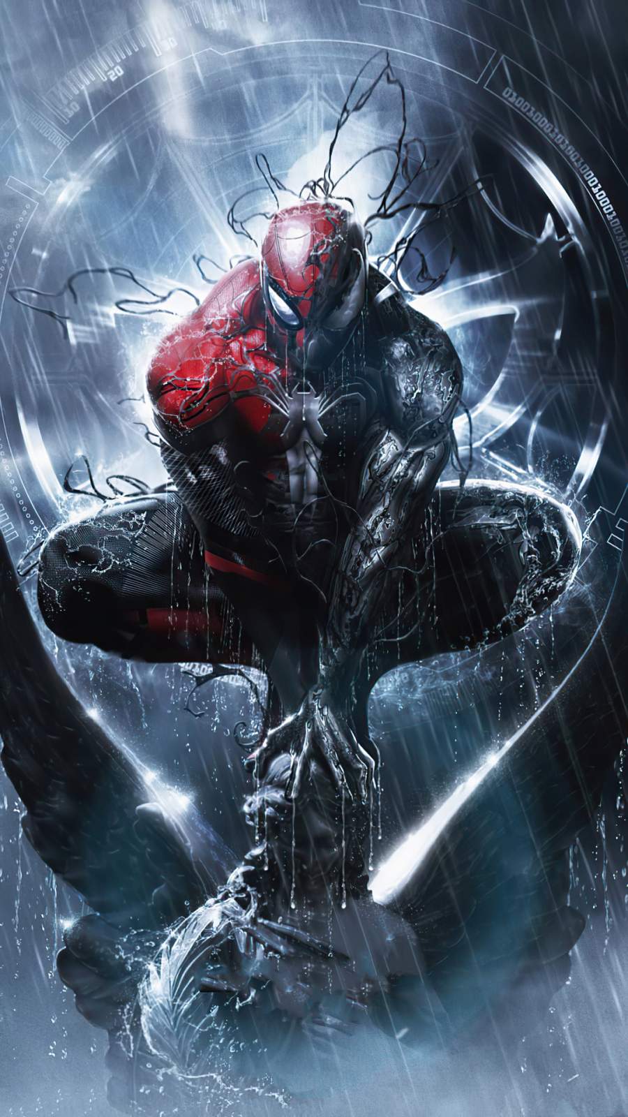 Venom Symbiote Spiderman iPhone Wallpaper