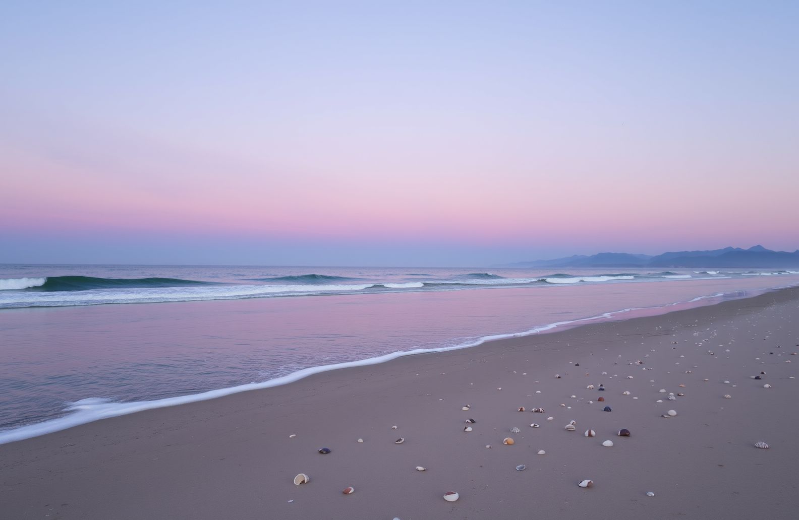Purple Beach Wallpaper