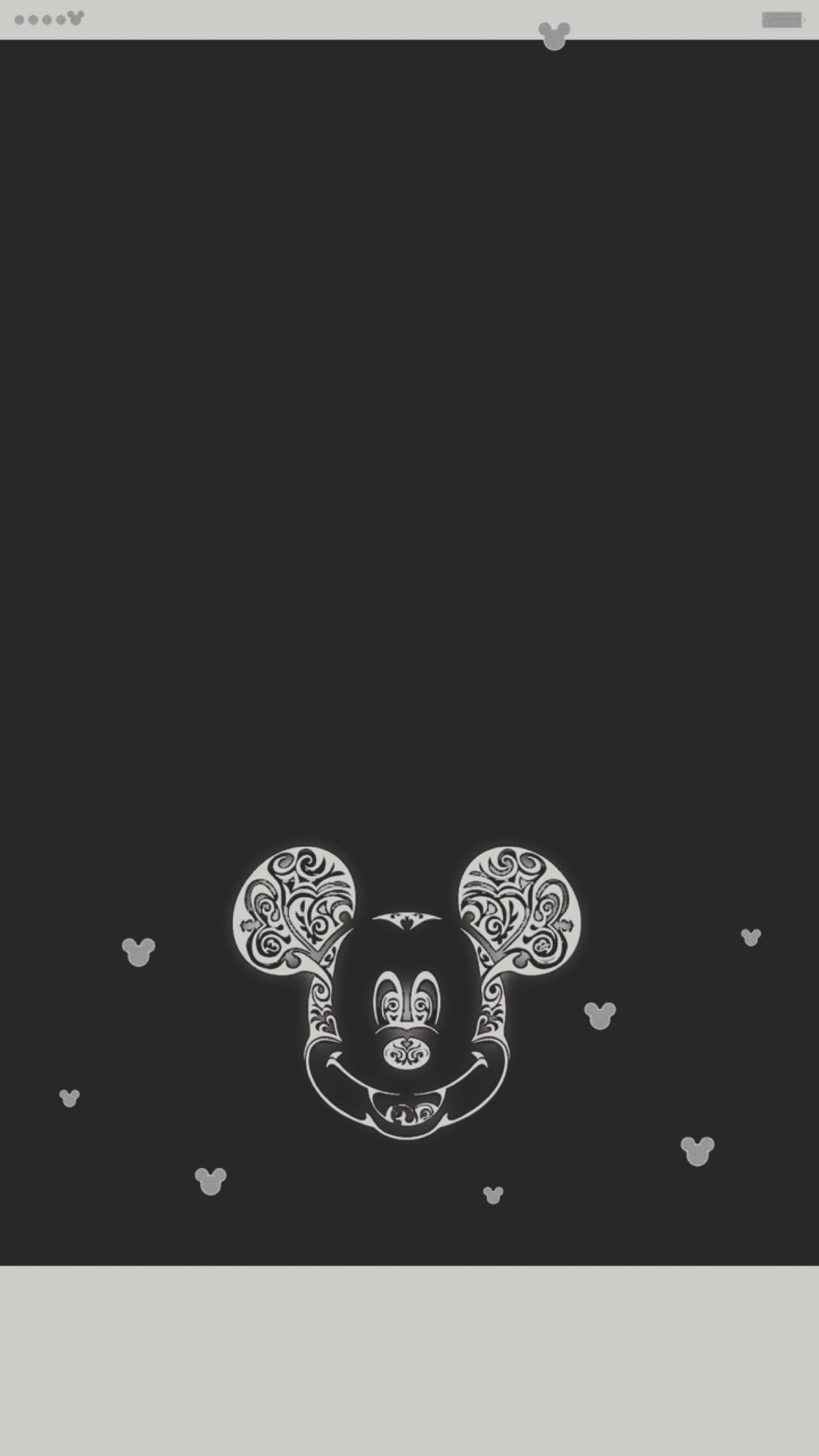 Mickey Mouse Black And White Wallpaper On