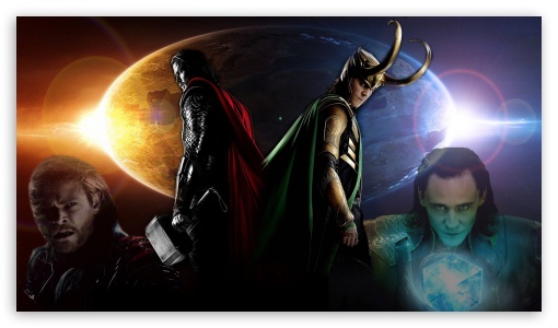 Thor and Loki HD wallpaper for HD 169 High Definition WQHD QWXGA 510x300