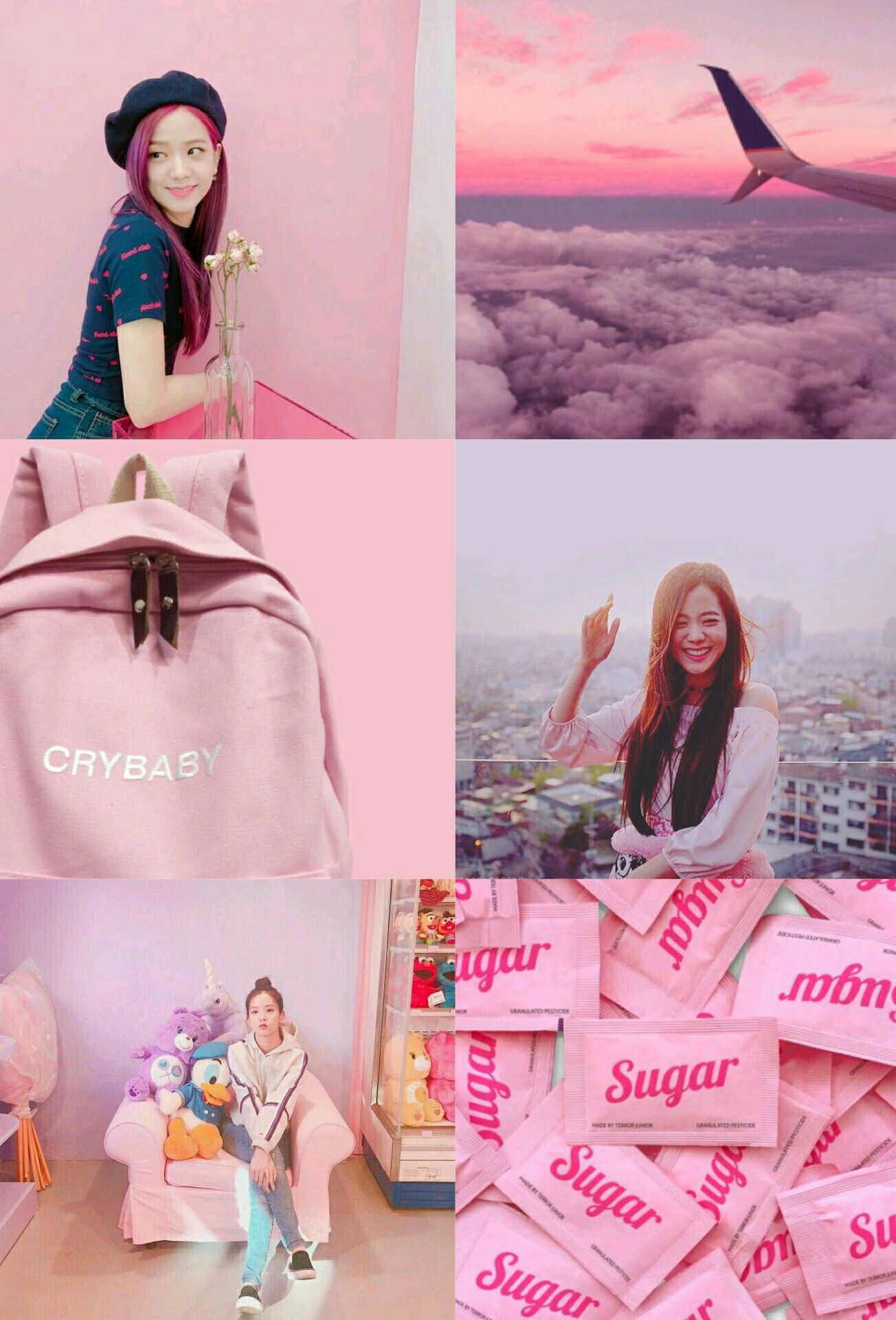 Pink Black Aesthetic Wallpaper Estetik