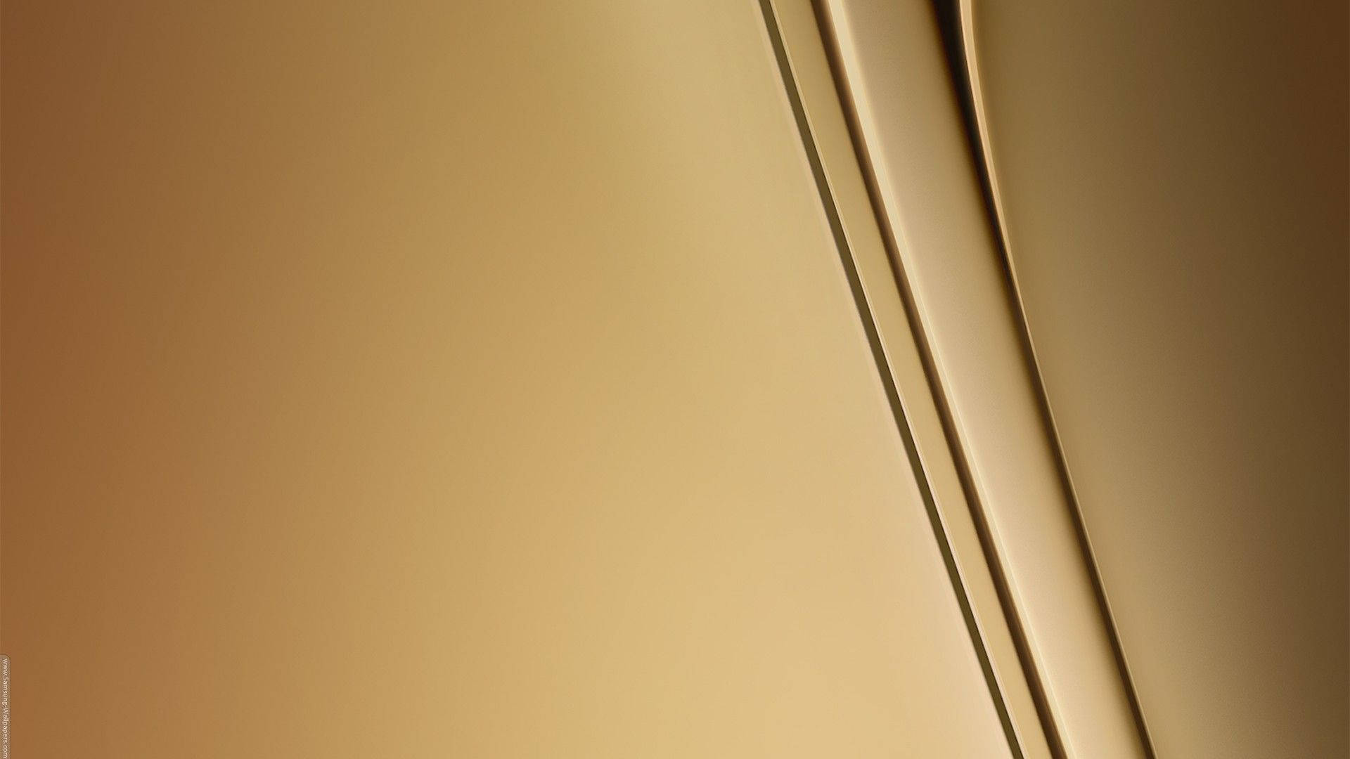 Gold Foil With Curve Line Wallpaper