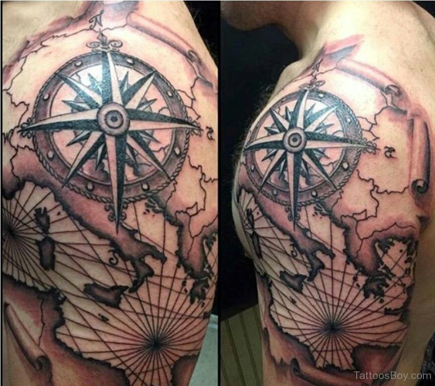 Map Background Tattoo Tattoos For Guys