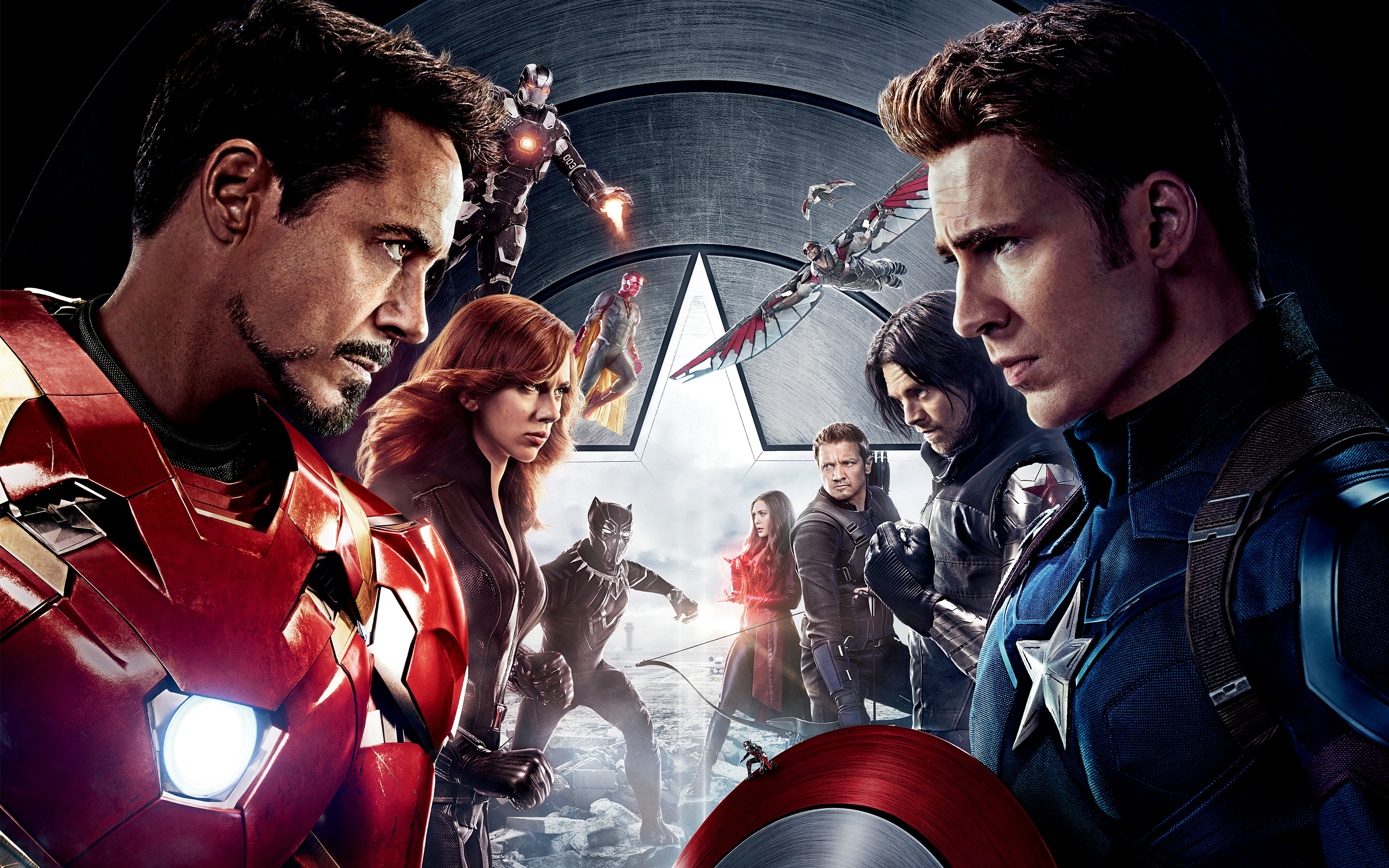 8k Captain America Civil War Movie HD Wallpaper IHD