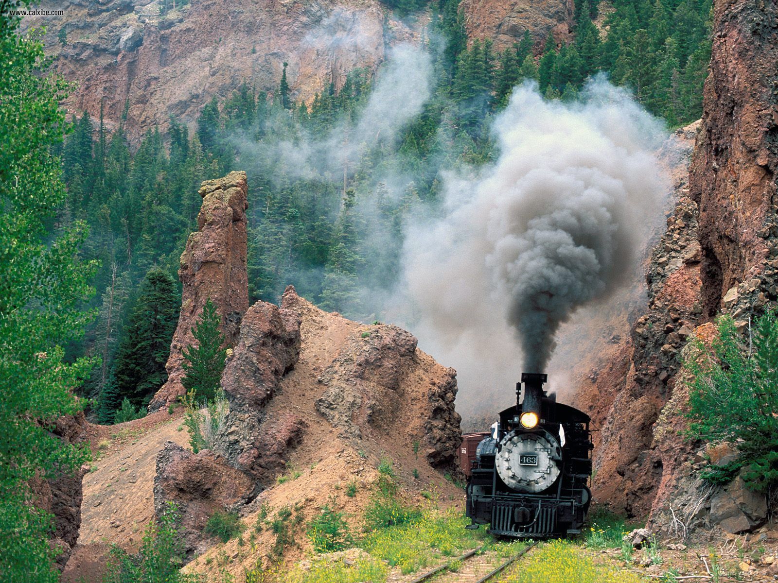Motor Cumbres Toltec Scenic Railroad Colorado Picture Nr