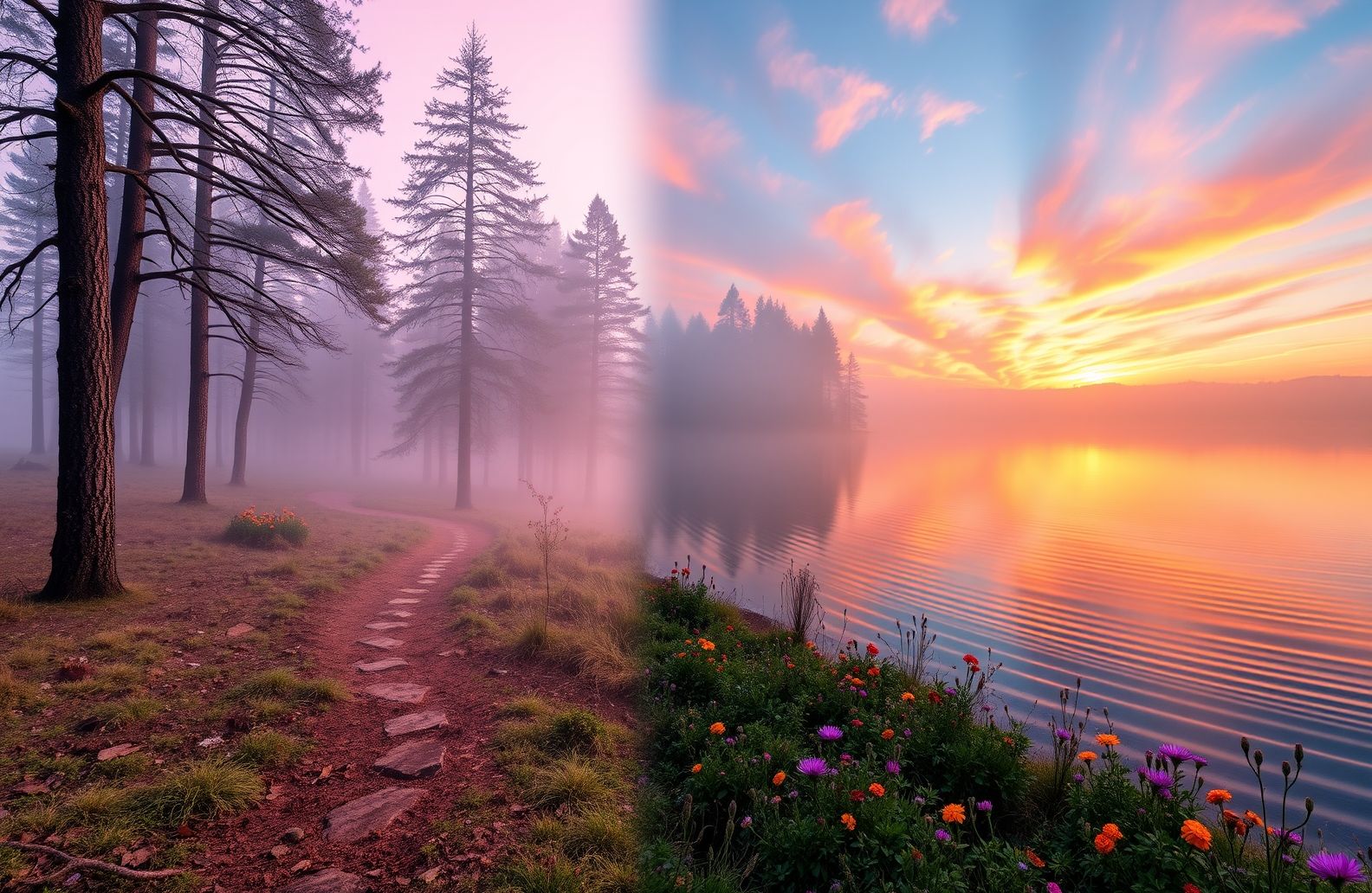 Dual Monitor Vertical Wallpaper