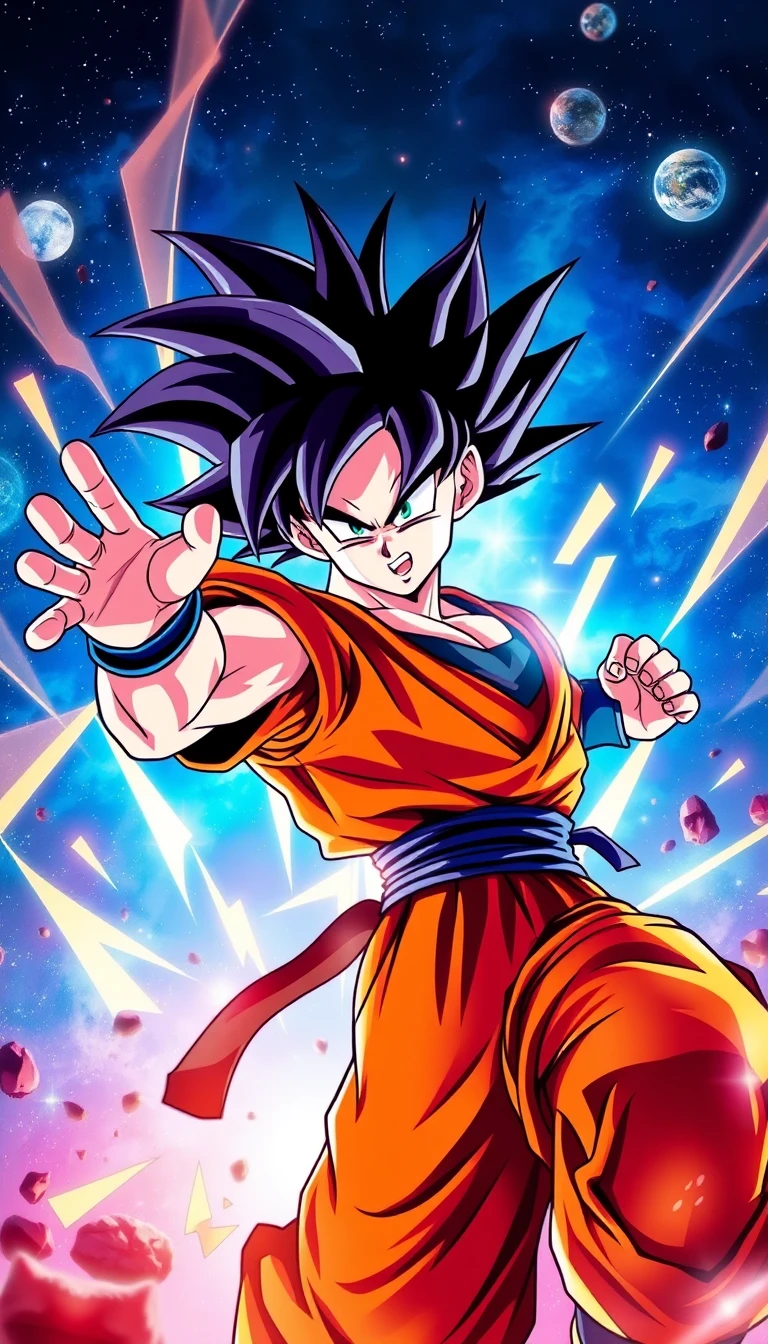 Goku Kaioken Mobile Wallpaper
