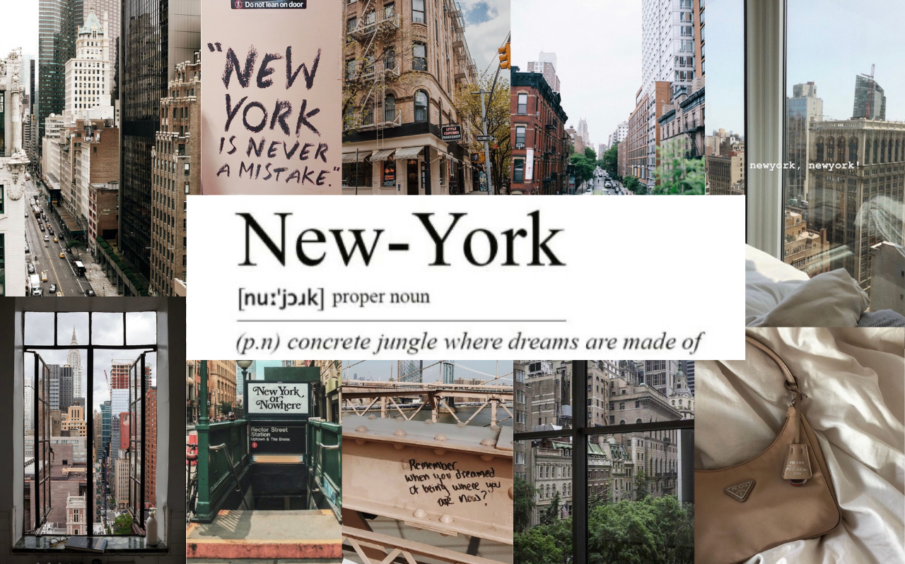 New York Aesthetic Macbook Wallpaper Usa