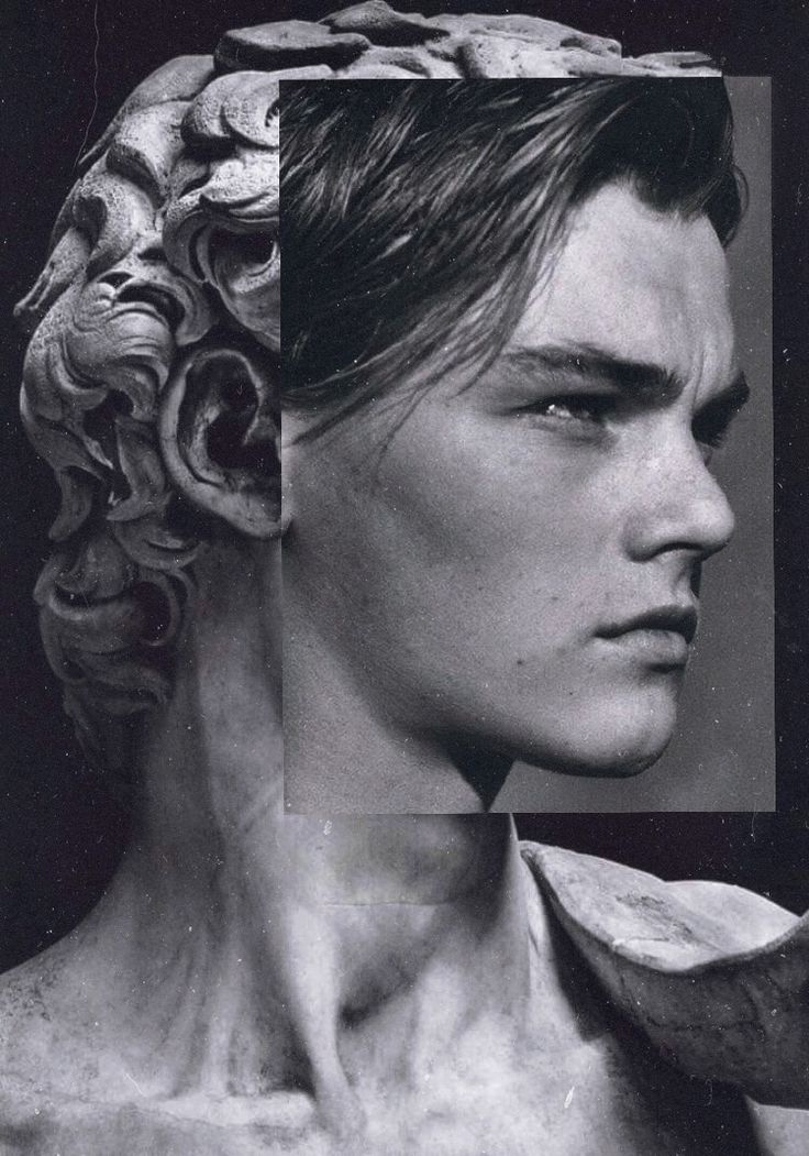 Black And White Modern Art Aesthetic Leonardo Dicaprio