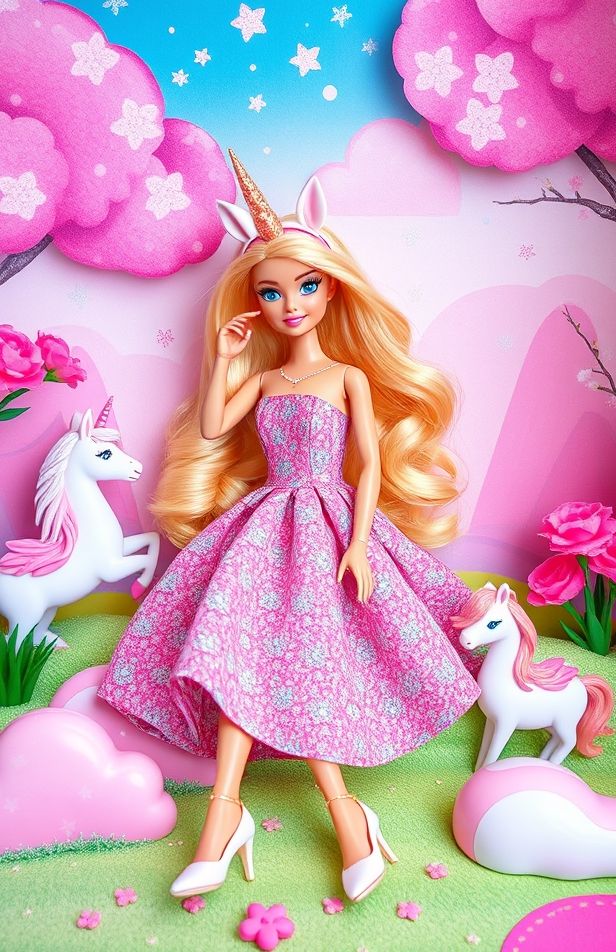 Cute Barbie Doll Wallpaper