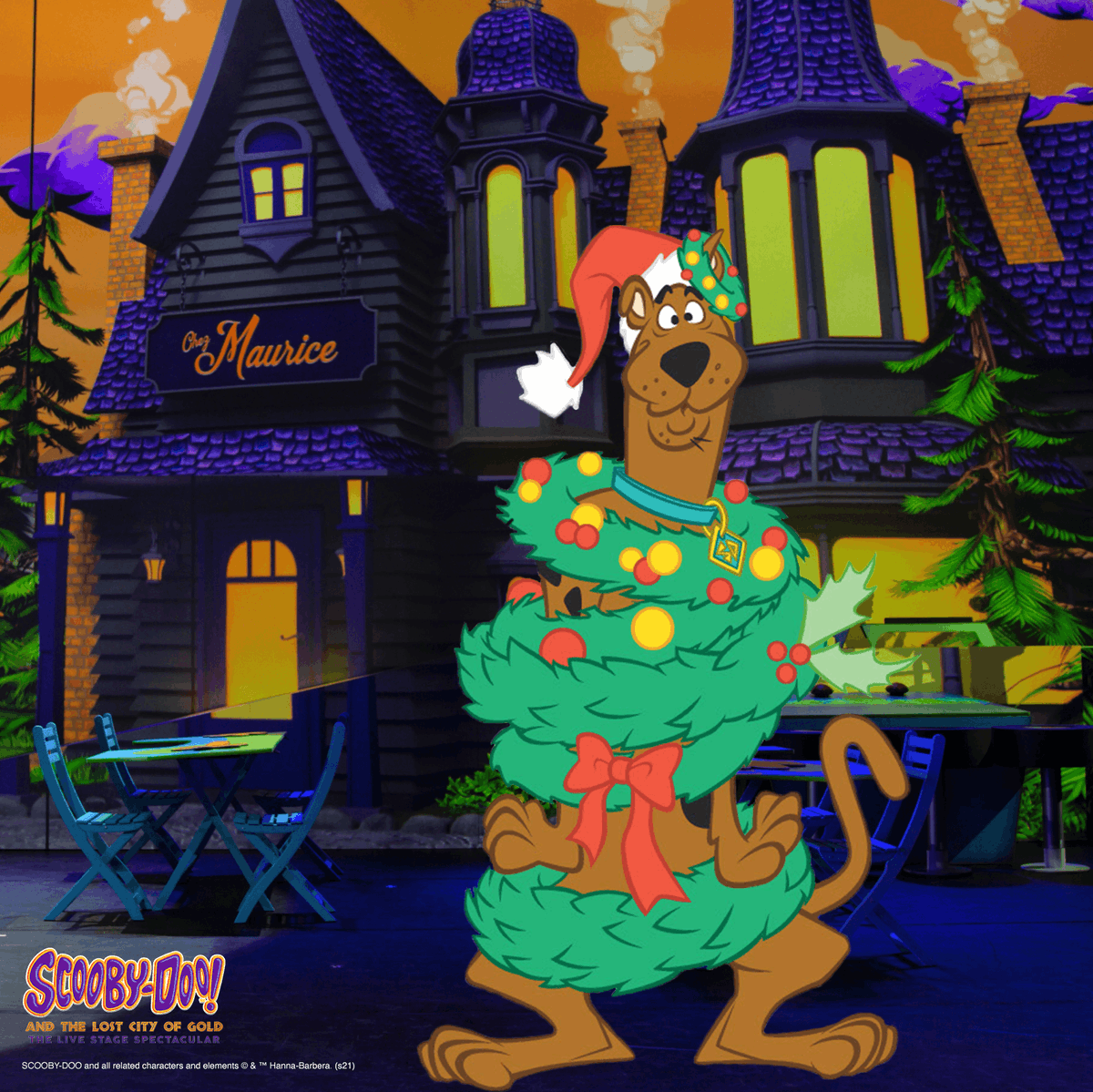 Scooby Live Tour on X Scooby trying to help with Christmas