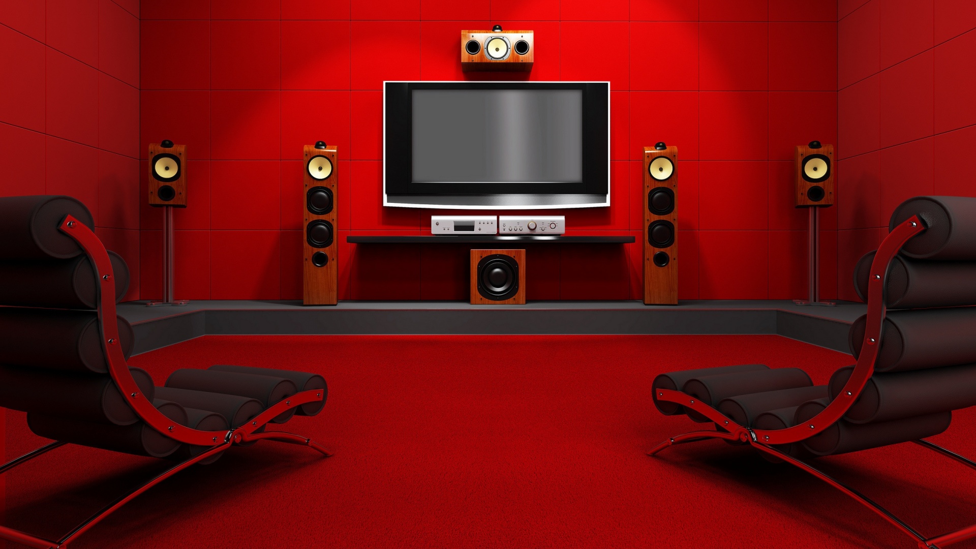 red room wallpaper wallpapers house 1920x1080