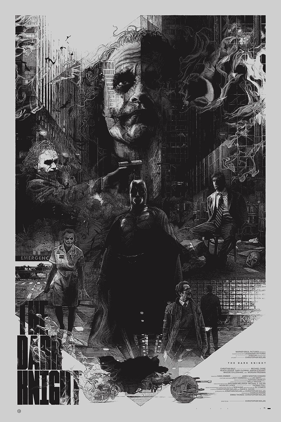 Stunning Poster Art For Christopher Nolan S Dark Knight Trilogy