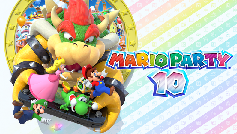 Mario Party Nintendo Wii U Logo Wallpaper